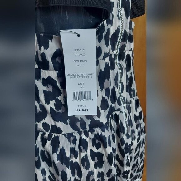 French Connection Sleeveless Animal Print Mini Y2K Chic Edgy Glam Dress - Picture 5 of 13